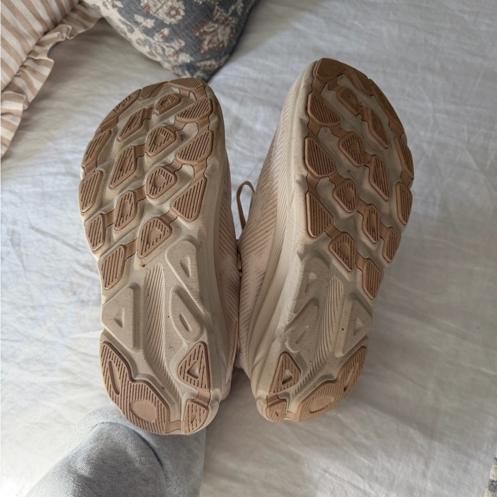 Hoka Women's Beige Sneakers - Picture 2 of 3